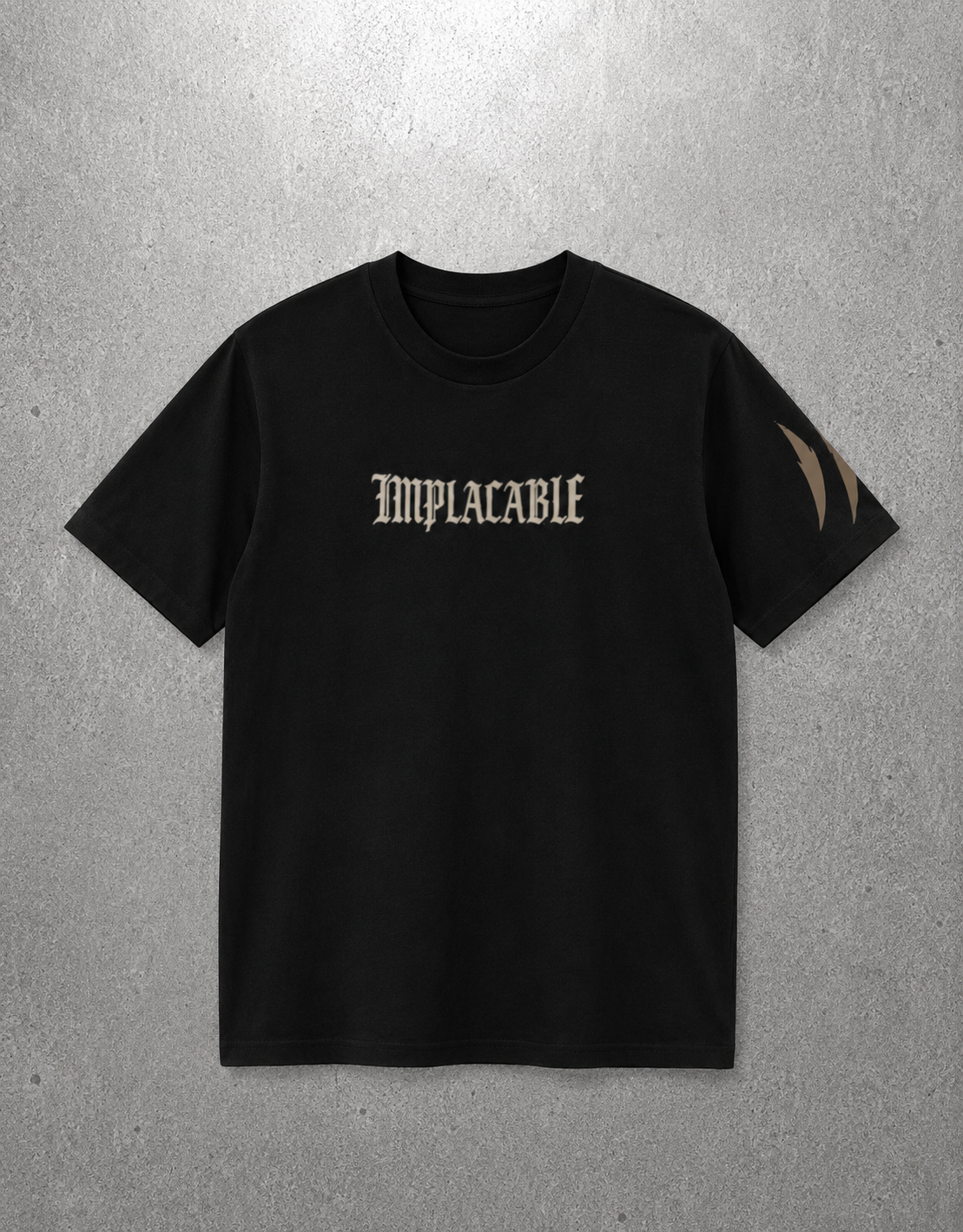 LA MARCA DE LA BESTIA- Camiseta Oversized (negra)