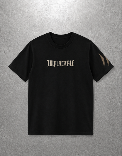 LA MARCA DE LA BESTIA- Camiseta Oversized (negra)