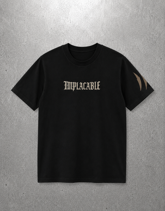 LA MARCA DE LA BESTIA- Camiseta Oversized (negra)